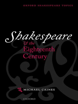 cover image of Shakespeare and the Eighteenth Century